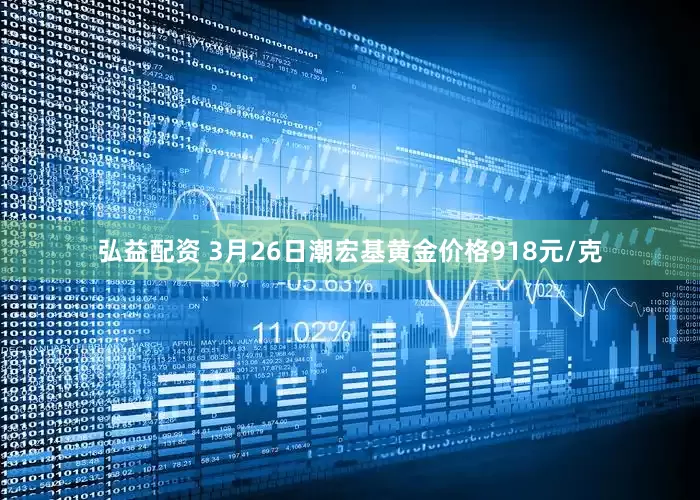 弘益配资 3月26日潮宏基黄金价格918元/克